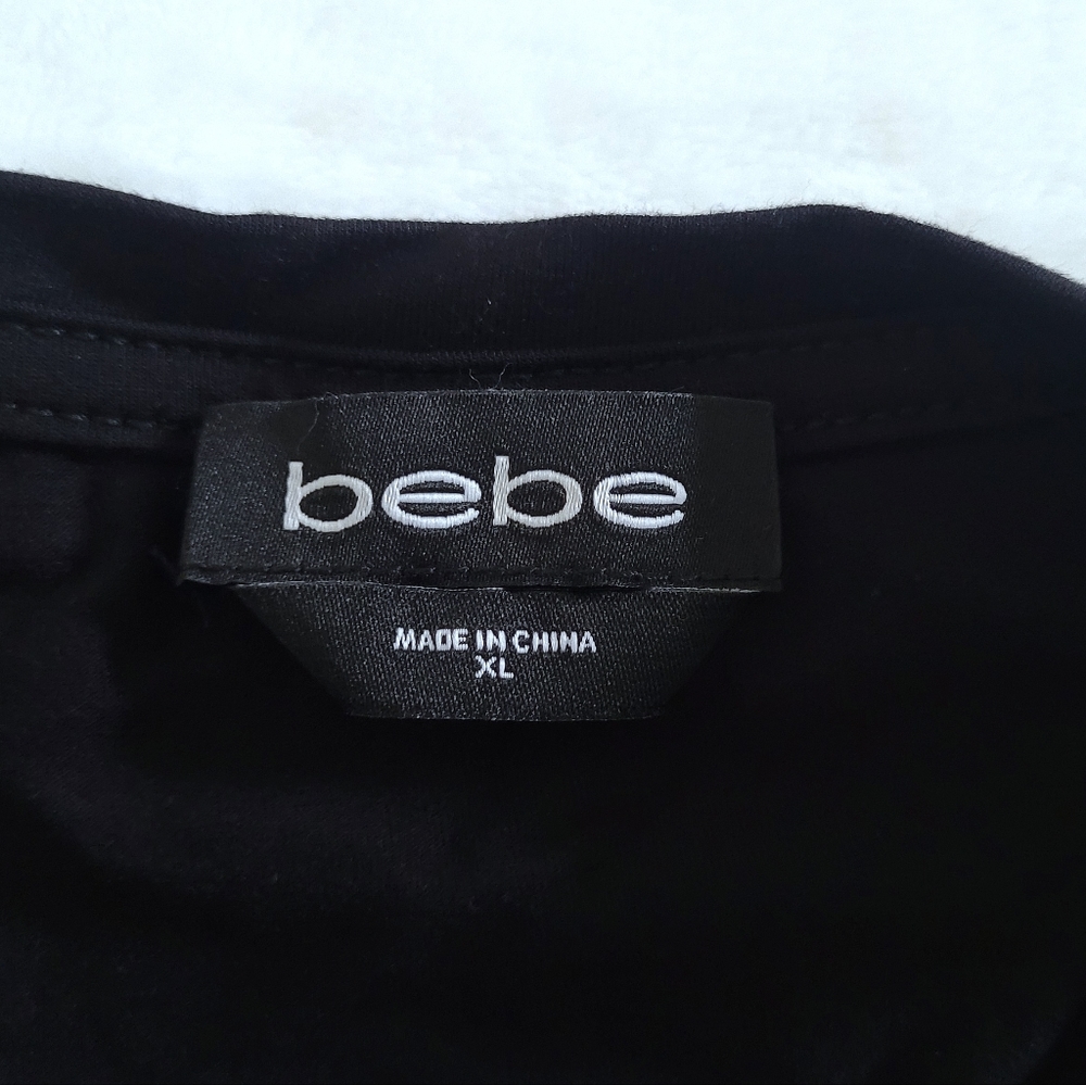 bebe Mouth👄 Grasping "bebe" Banner Top - NWT - Picture 6 of 16